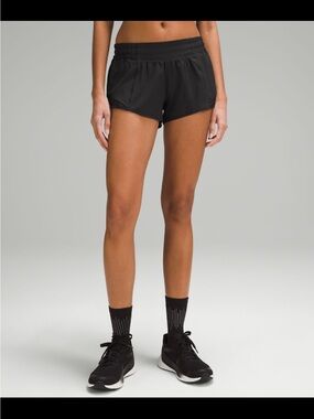 lululemon Black Hotty Hot Shorts